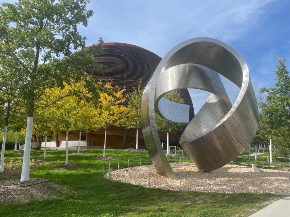 Globe of Science and Innovation at CERN. Credits to Helen Clare (Jisc)
