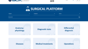 Screenshot of surgical platform