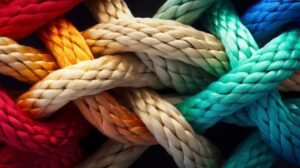 Colourful rope