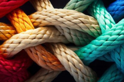 Colourful rope